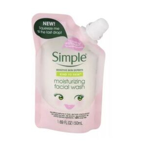 NEW 12 Count Simple Sensitive Moisturizing Face Wash 1.69